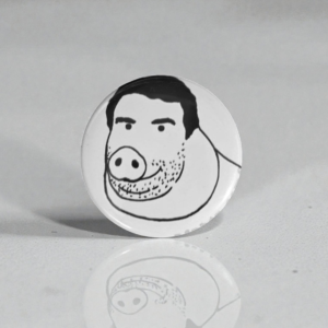 Nikita Boar Sketch Button