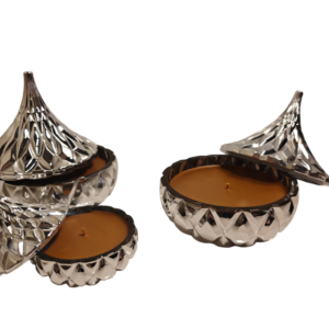 Chocolate Treat Candle W/Collectible Candy Dish