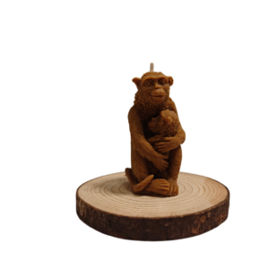 Monkey Statue Candle