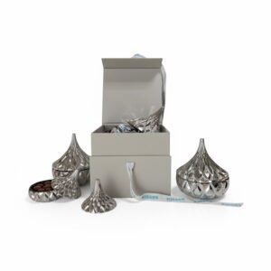 Chocolate Treat Candle W/Collectible Candy Dish