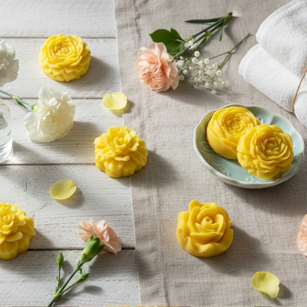 Yellow Sun Floral Wax Melts (Pack of 4)