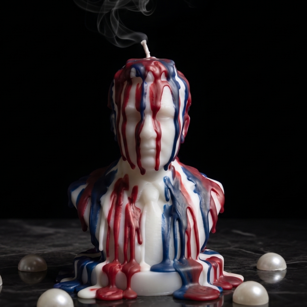 Limited Edition America 250th Anniversary Elon Musk Bust Candle