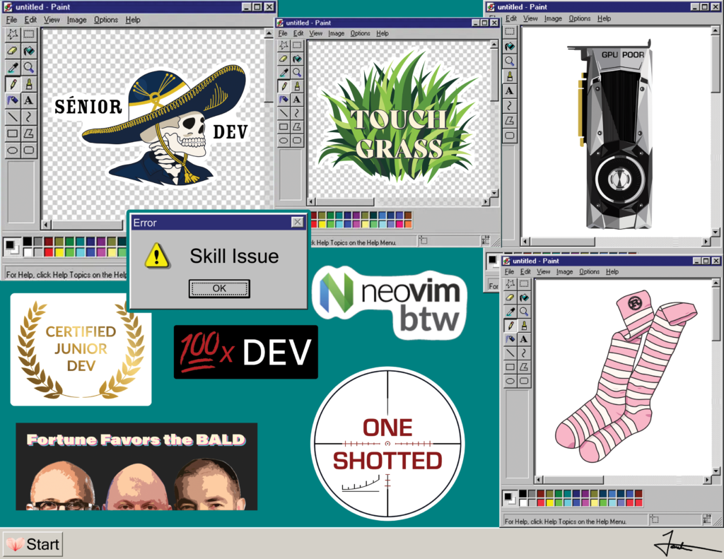 Tech Tpot Sticker Pack - Free Mystery stickers with each order