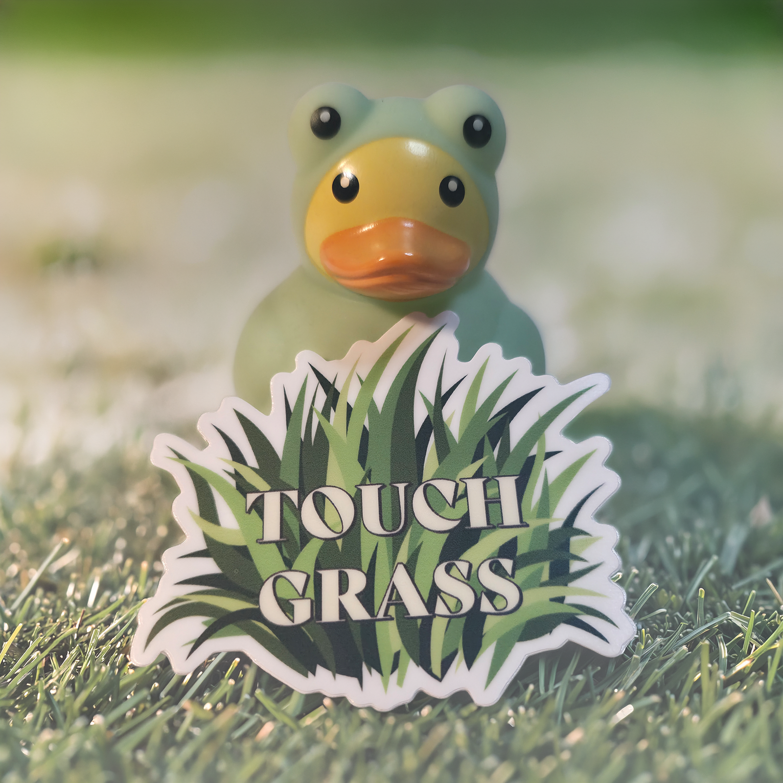 Touch Grass Sticker - Image 2