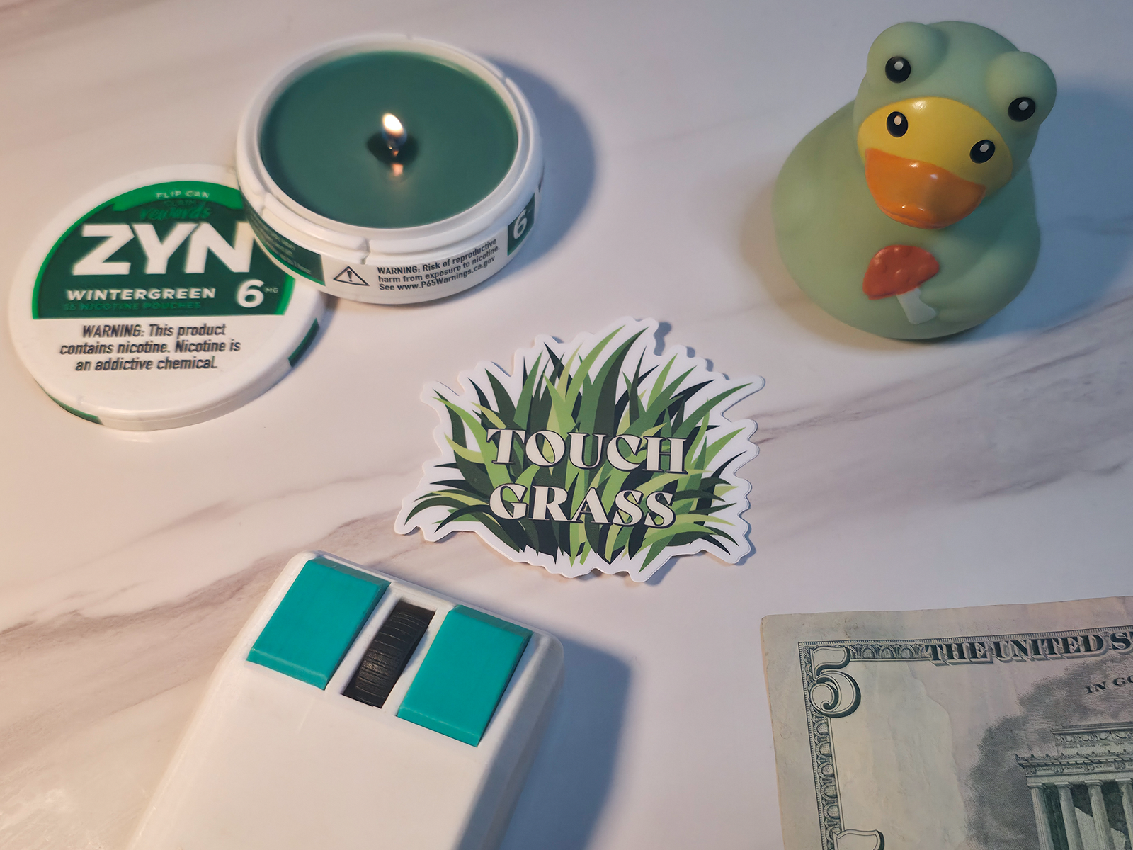Touch Grass Sticker - Image 4