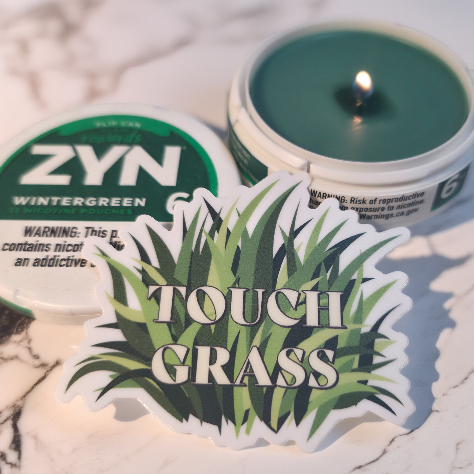 Touch Grass Sticker - Image 3